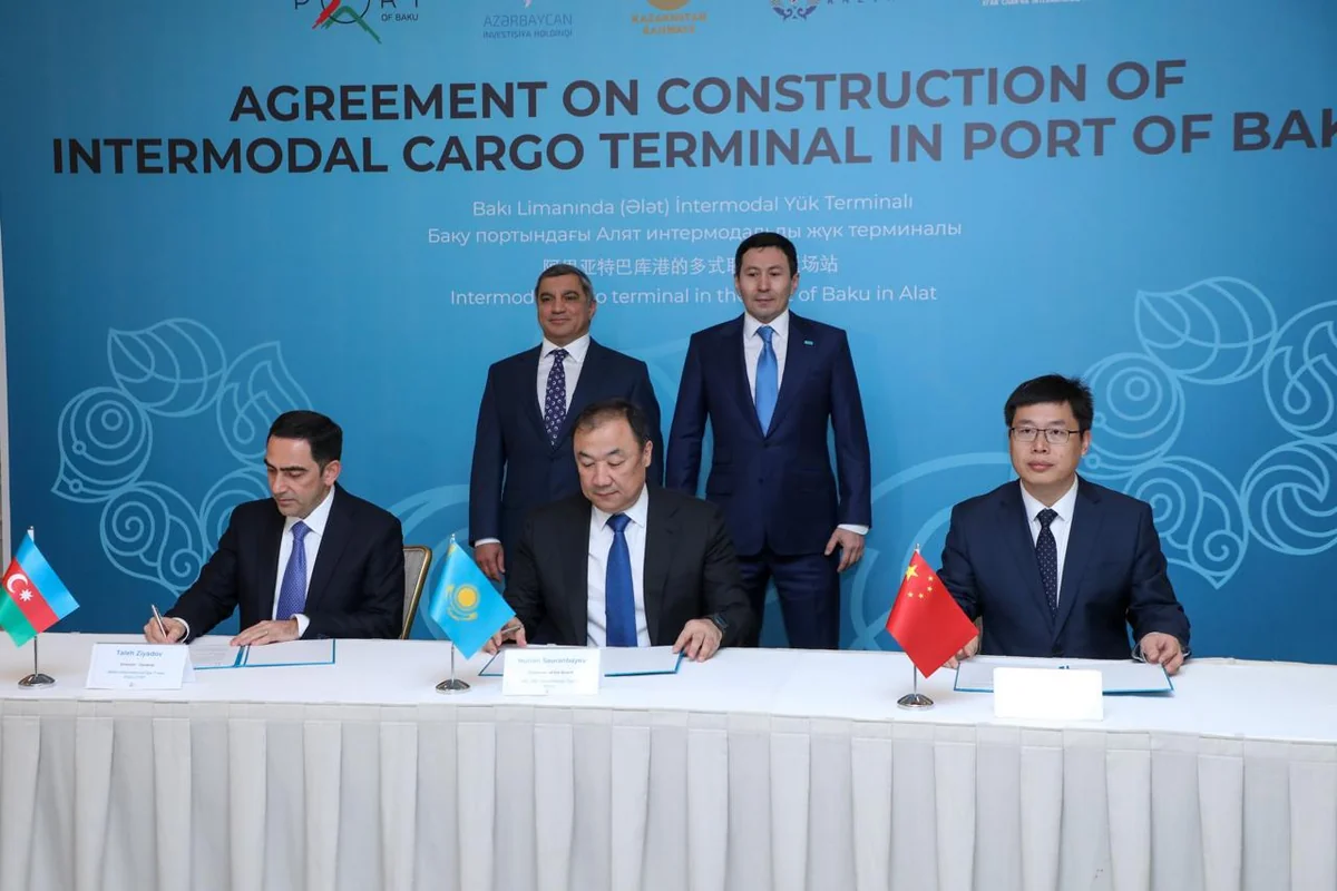 Azerbaijan, Kazakhstan, China establish joint venture