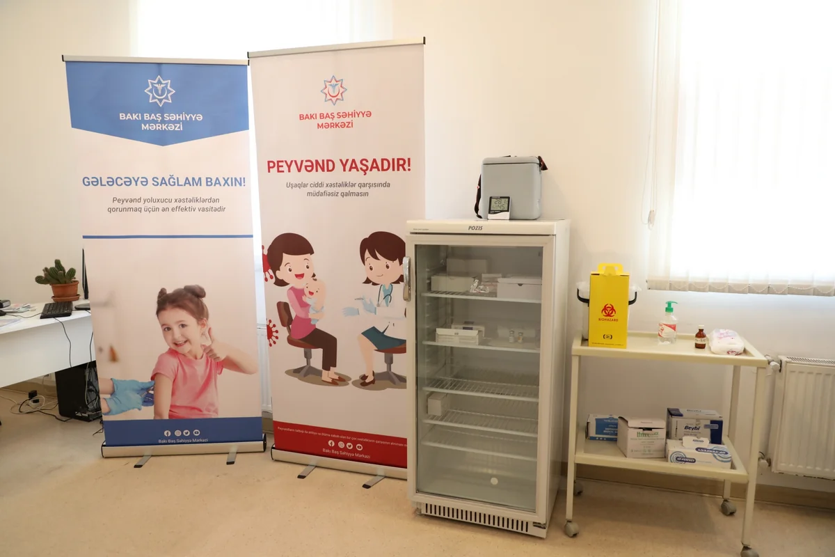 Bakının 48 tibb müəssisəsində vaksinlərin saxlanılması üçün yeni avadanlıqlar qurulub