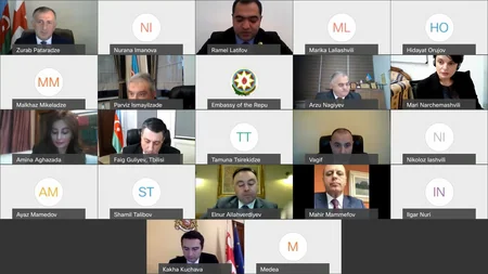Azərbaycan-Gürcüstan münasibətlərində Heydər Əliyevin roluna həsr olunan beynəlxalq videokonfrans keçirilib