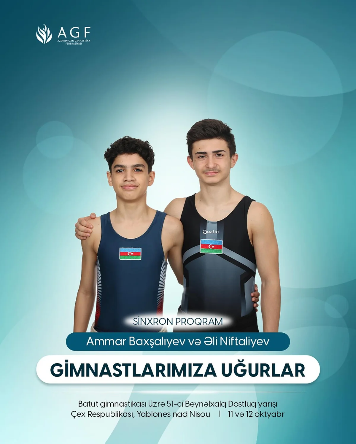 Azərbaycanı Çexiyadakı turnirdə təmsil edəcək gimnastlar müəyyənləşib