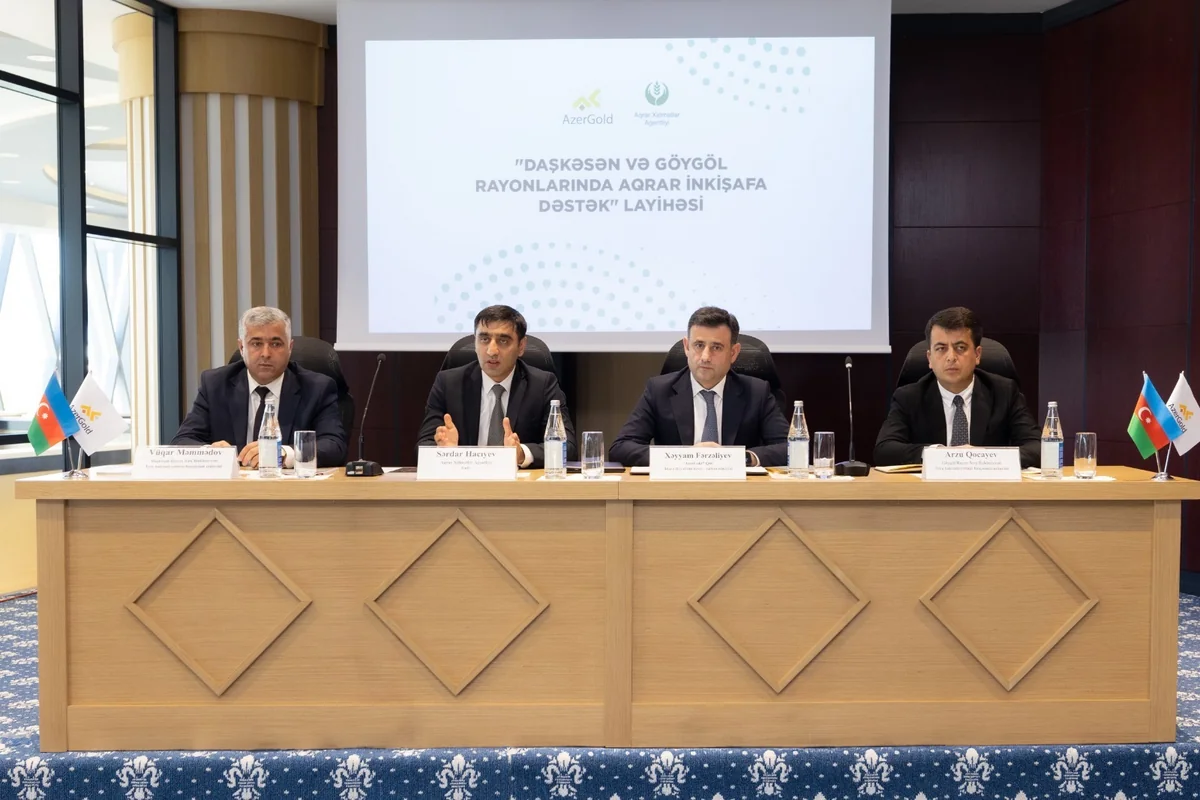 AzerGold реализует проект поддержки аграрного развития в Дашкесанском и Гейгельском районах