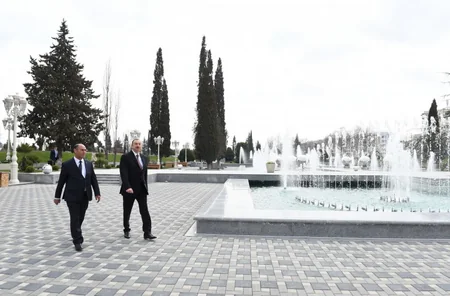 ​Prezident İlham Əliyev Bərdəyə səfər edib