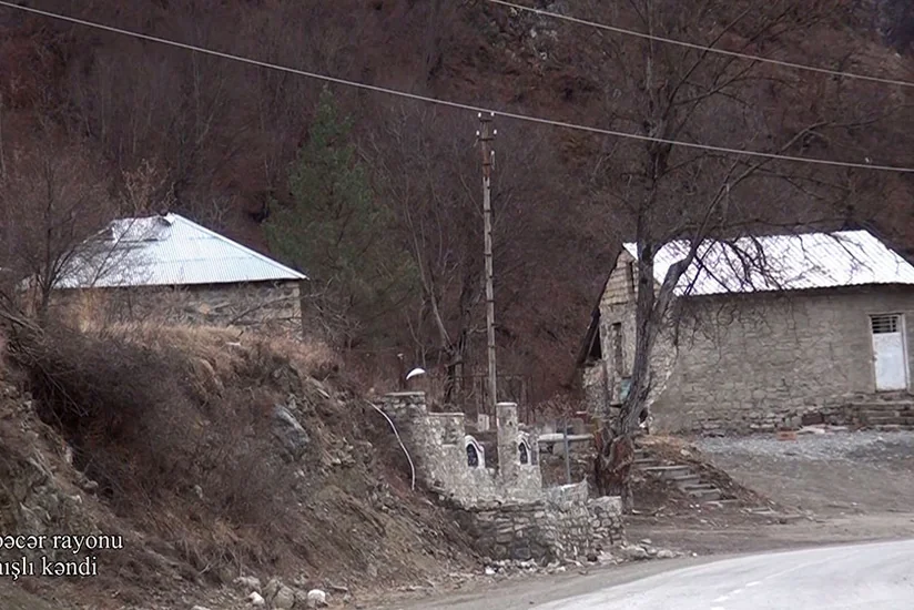 Footage from Gamishli village of Kalbajar