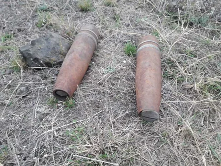 Ağstafada 3 ədəd top mərmisi tapılıb