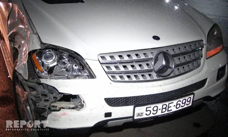 Gəncədə yol qəzası nəticəsində iki uşaq xəsarət alıb - FOTO