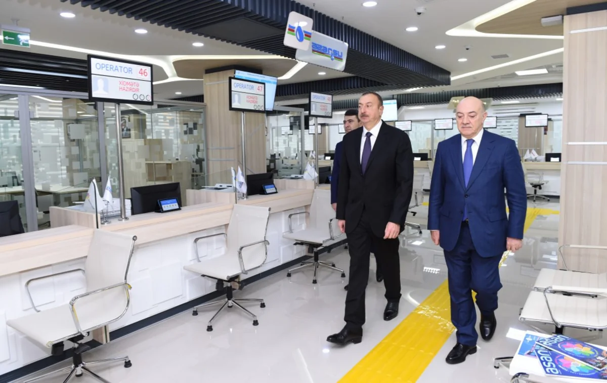 Prezident İlham Əliyev 1 saylı “ASAN Kommunal” Mərkəzinin açılışında iştirak edib