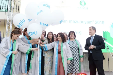 Leyla Əliyeva “Mən “SABAH”ın məzunuyam” adlı tədbirdə iştirak edib