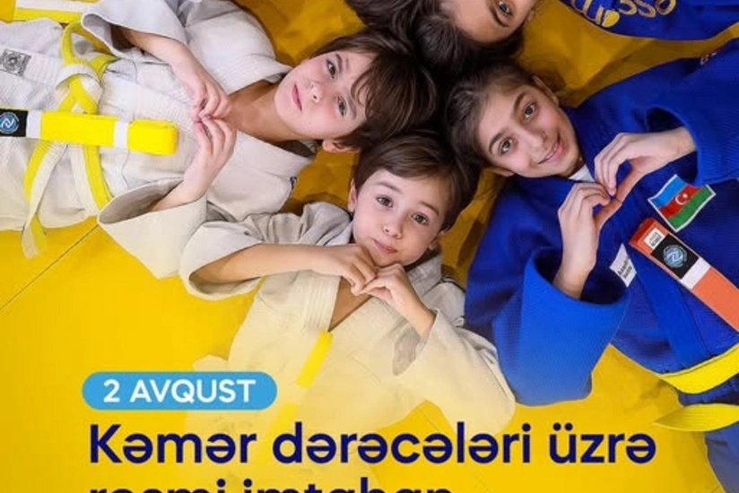 Azərbaycan Cüdo Federasiyasının təşkilatçılığı ilə kəmər dərəcələri üzrə imtahan keçiriləcək