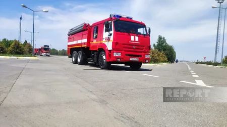 FHN Naxçıvan Bеynəlxаlq Hаvа Limаnındа tаktiki-xüsusi təlim keçirib