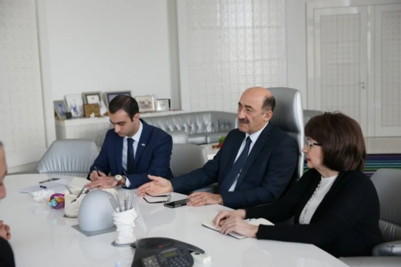 Əbülfəs Qarayev Gürcüstanın mədəniyyət və abidələrin mühafizəsi nazirinin müaviniylə görüşüb