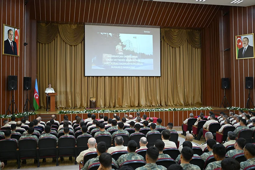 Növbəti “Zabit ixtisas hazırlığı kursu”nun buraxılış mərasimi keçirilib
