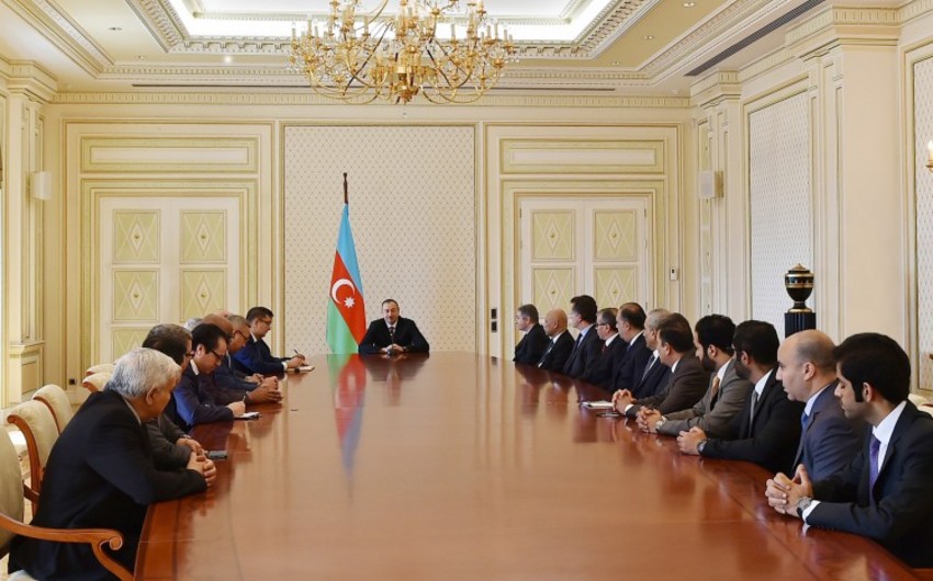 Prezident İlham Əliyev Ramazan ayı münasibətilə müsəlman ölkələrinin Azərbaycandakı səfirlərini qəbul edib