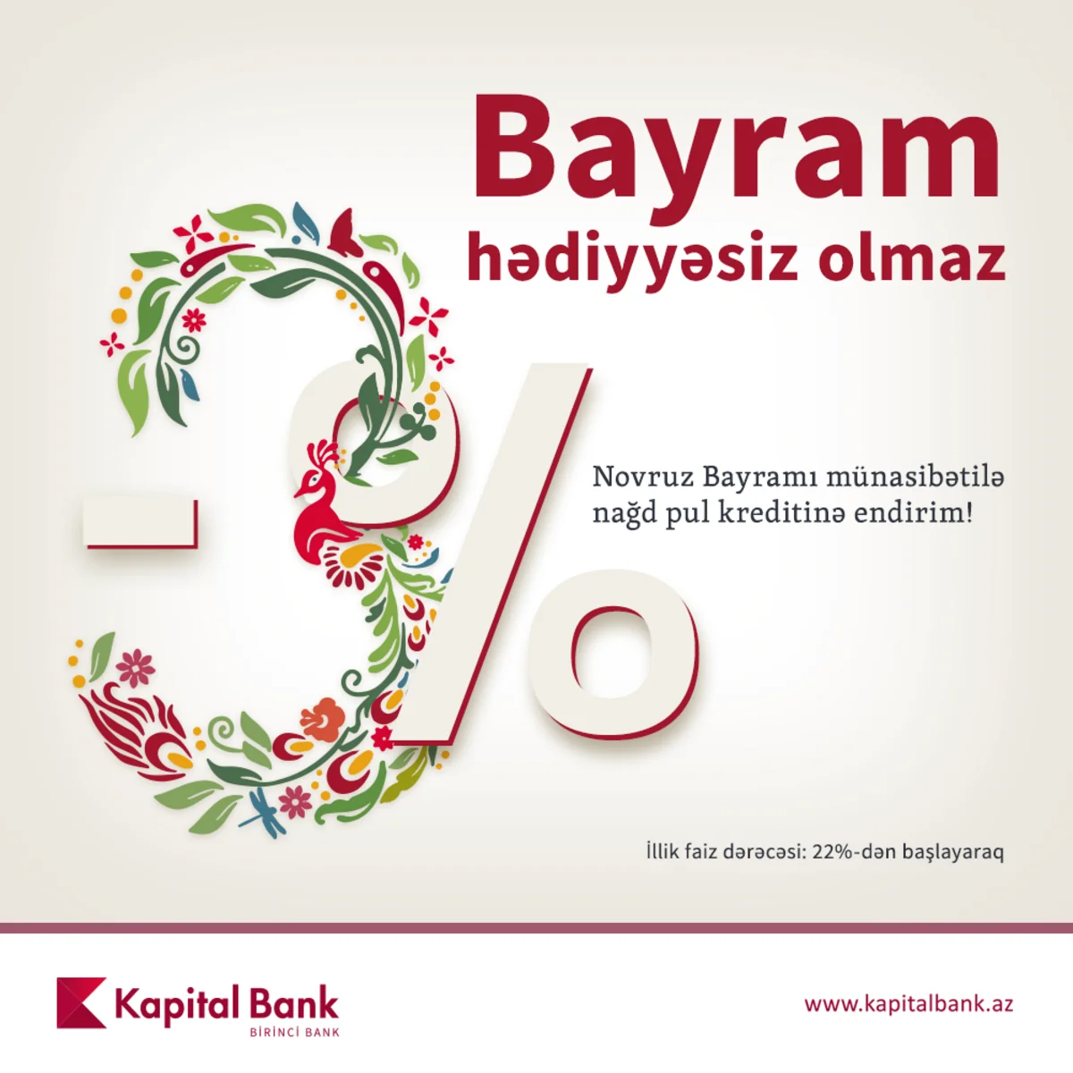 Kapital Bank проводит акцию по случаю Новруз-байрамы