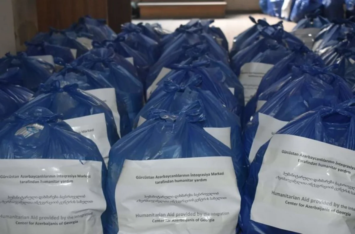 GAİM Gürcüstanda 500 aztəminatlı ailəyə ərzaq yardımı göstərib