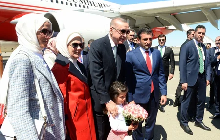 Rəcəb Tayyib Ərdoğan Azərbaycana işgüzar səfərə gəlib - YENİLƏNİB