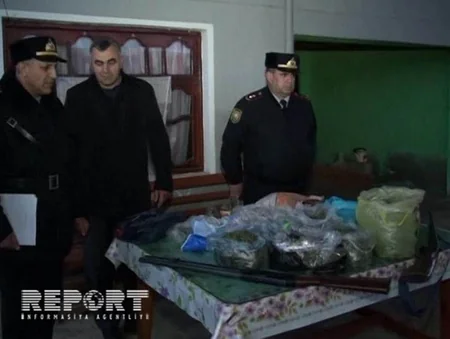 Neftçala sakini külli miqdarda narkotik maddə ilə saxlanılıb - FOTO