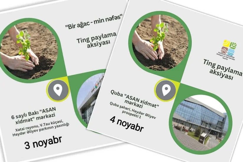Bu gün “Tullantıları tinglərə dəyiş” aksiyasına start verilir
