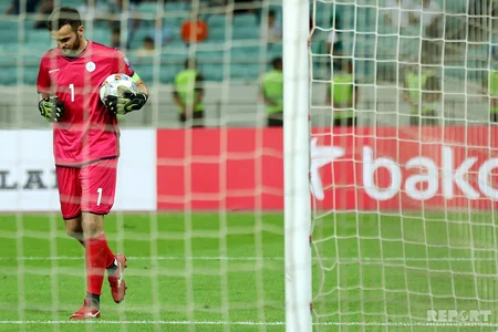 Azərbaycan yığması UEFA Millətlər Liqasındakı ilk oyununda heç-heçə edib - FOTOREPORTAJ