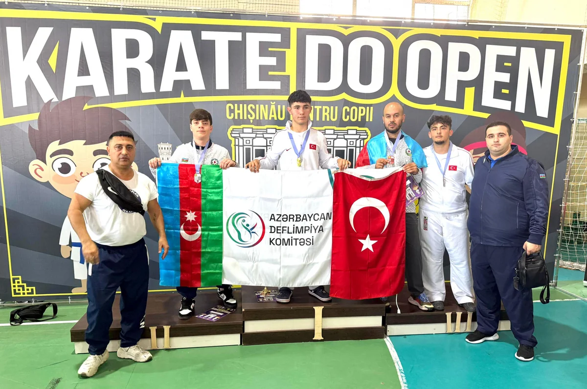 Azərbaycan karateçiləri Moldovadakı beynəlxalq turnirdə uğurla çıxış ediblər