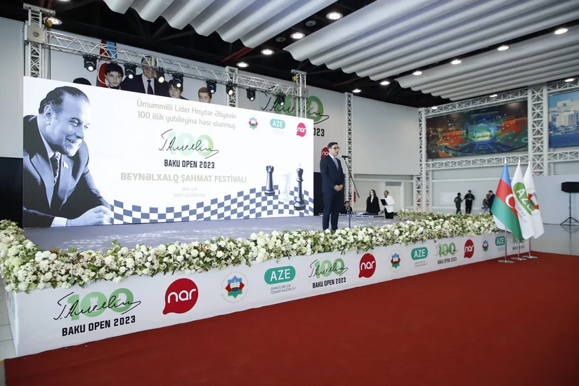 Состоялась церемония открытия международного шахматного фестиваля Baku Open 2023