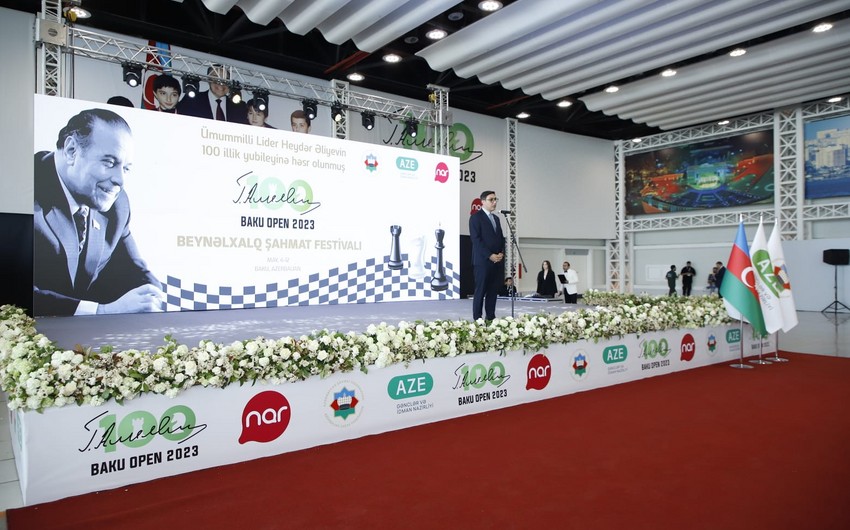 “Baku Open 2023” Beynəlxalq Şahmat Festivalının açılış mərasimi keçirilib