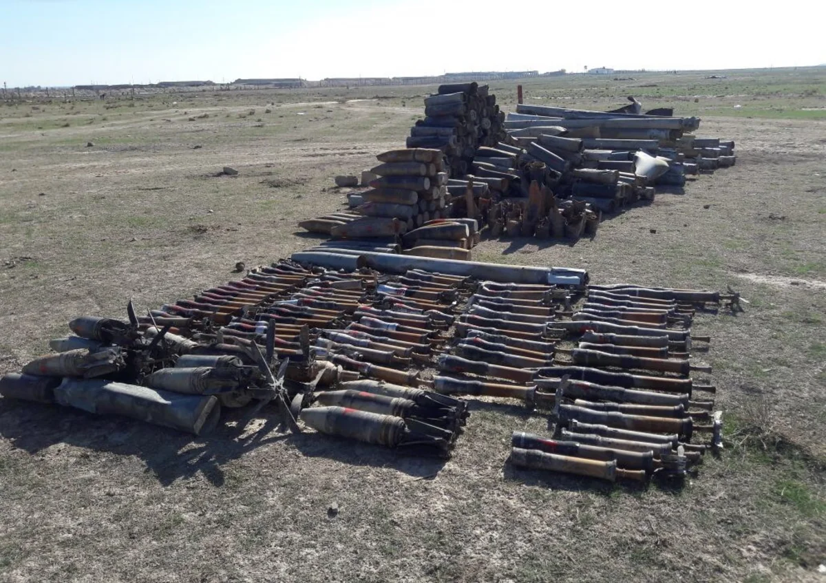 ANAMA Giləzidə 137 ədəd partlamamış hərbi sursat aşkar edib