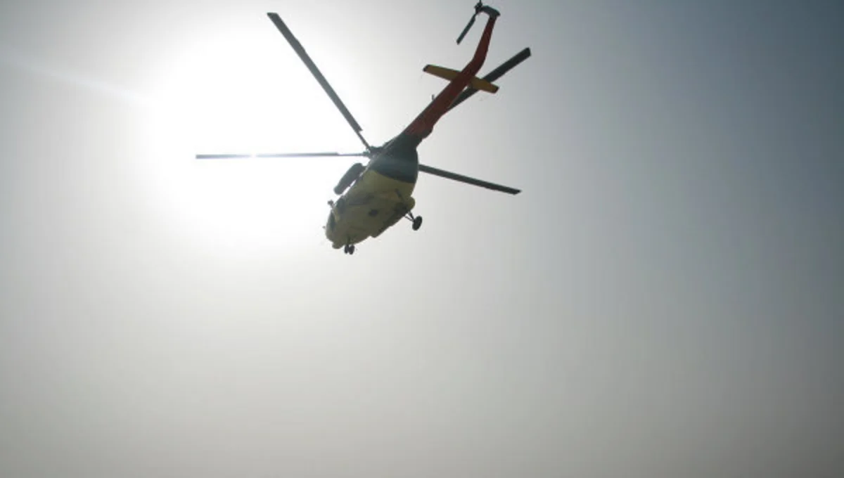 Qazaxıstanda helikopter qəzası: 1 yaralı