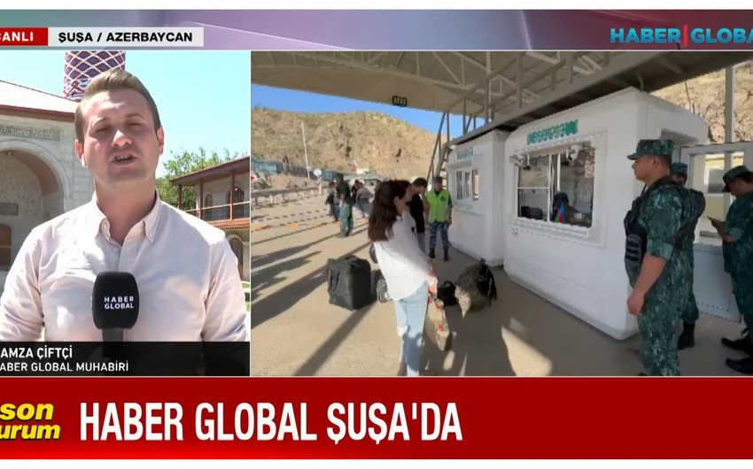 “Haber Global” Şuşada aparılan bərpa və yenidənqurma işləri ilə bağlı reportaj hazırlayıb