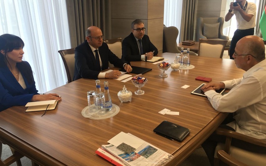 Meksika səfiri energetika naziri ilə görüşüb