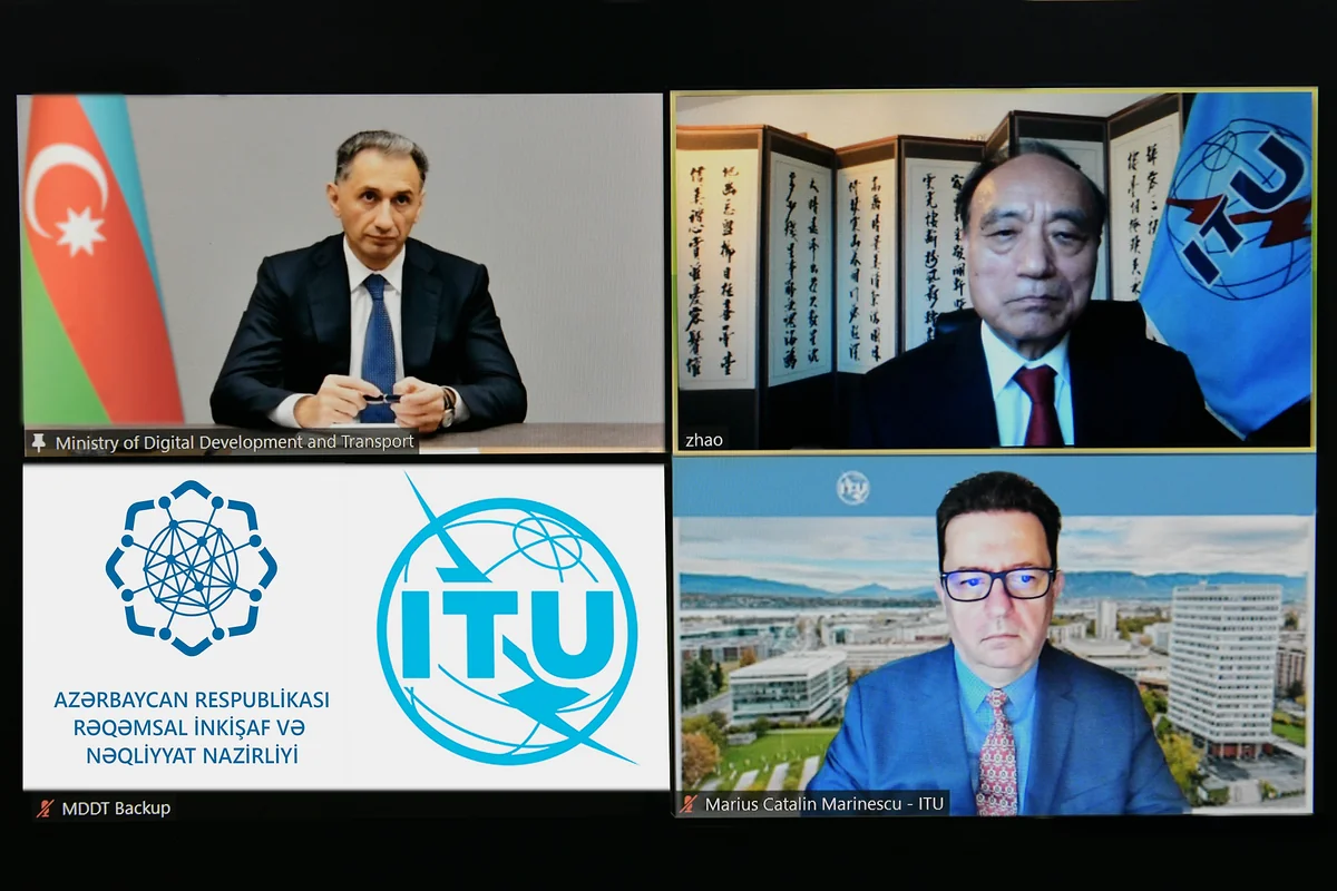 Rəşad Nəbiyev Beynəlxalq Telekommunikasiya İttifaqının rəsmisi ilə görüşüb