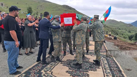 Kəlbəcərdə Birinci Qarabağ müharibəsinin üç itkin şəhidi dəfn edilib - YENİLƏNİB