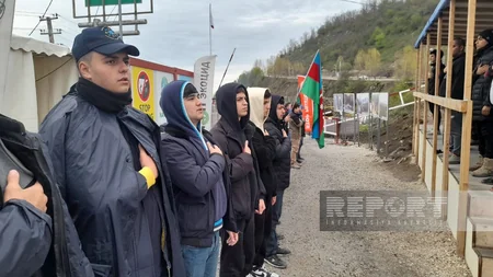Xankəndi-Laçın yolu: Ekofəalların aksiyası 135 gündür yüksək fəallıqla davam edir