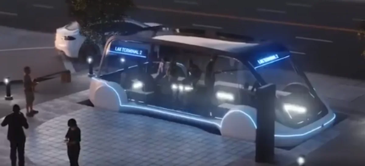 Основатель Tesla показал футуристический электробус для своих тоннелей