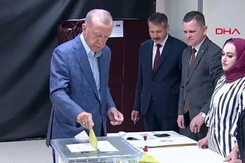 Ərdoğan səs verib