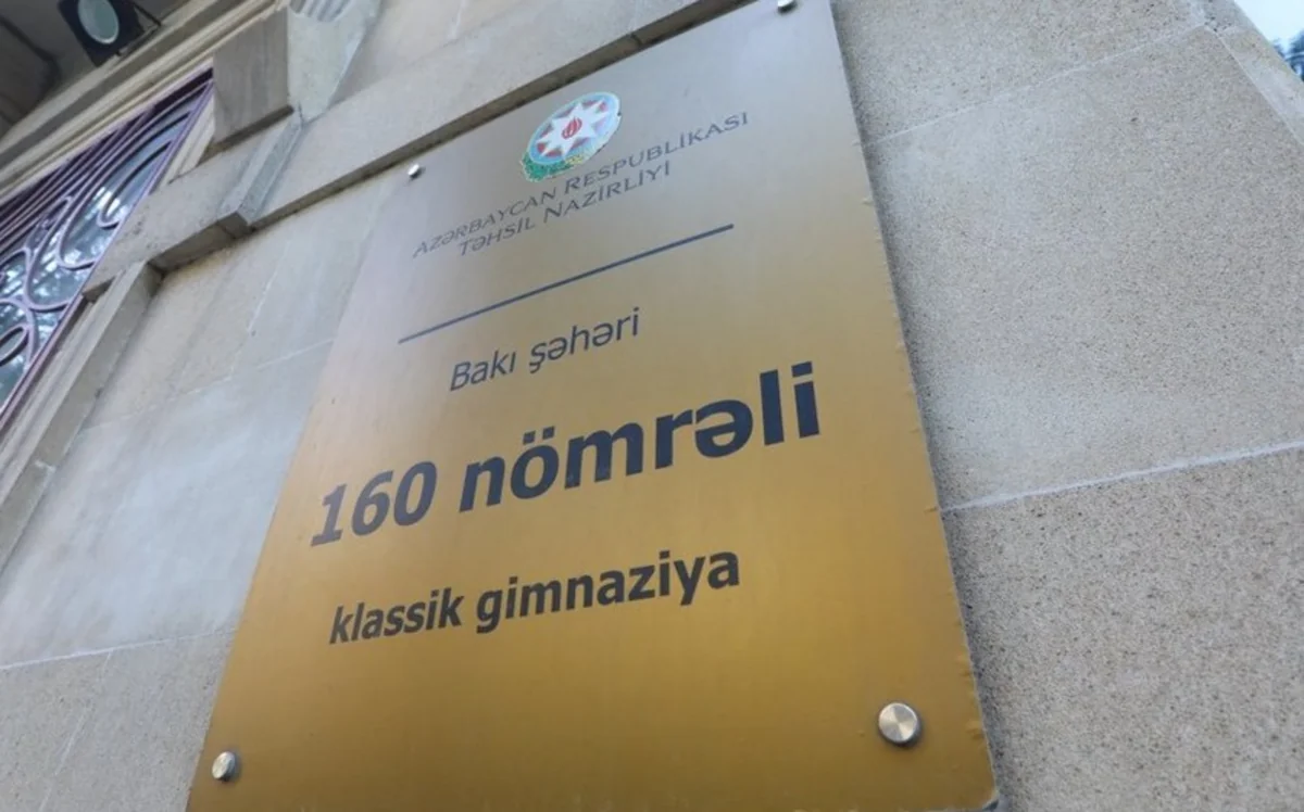 160 nömrəli Klassik gimnaziyaya yeni direktor təyin olunub