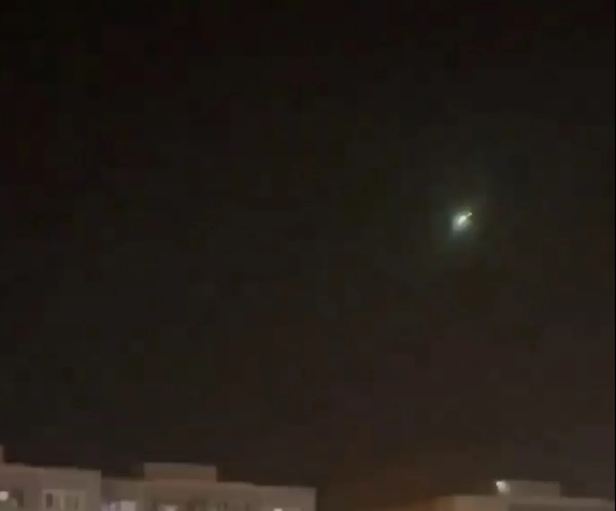Media: Flight of luminous object recorded on border of Iran and Iraq