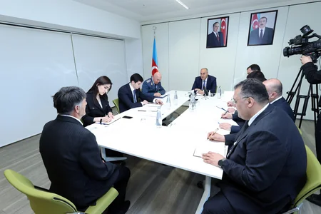 Səfər Mehdiyev Qaxda vətəndaşları qəbul edib