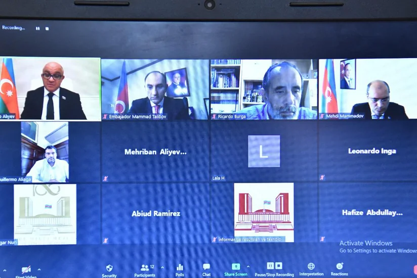 Peru deputatları ilə Xocalı soyqırımına həsr olunmuş onlayn görüş keçirilib