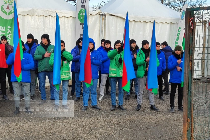 “Ekoloji cinayətə son” - Xankəndi-Laçın yolunda etiraz aksiyası 91 gündür davam edir