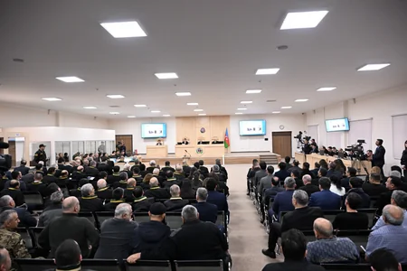 Ermənistanın hərbi təcavüzü nəticəsində çoxsaylı cinayətlər törətməkdə təqsirləndirilən şəxslərin məhkəməsi başlayıb