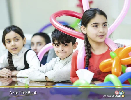 Azer Turk Bank participates in children care project
