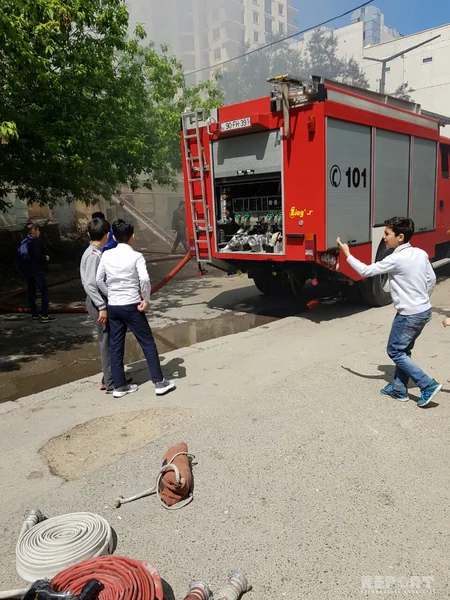 Bakıda fərdi yaşayış evində yanğın olub - FOTO - VİDEO