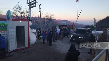 Bu gün Xankəndi-Laçın yolunda Rusiya sülhməramlılarının 54 avtomobili keçib - VİDEO - YENİLƏNİB-11