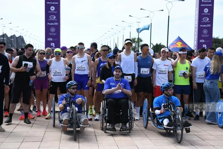 Heydər Əliyev Fondunun təşəbbüsü ilə keçirilən “Bakı Marafonu 2024” start götürüb