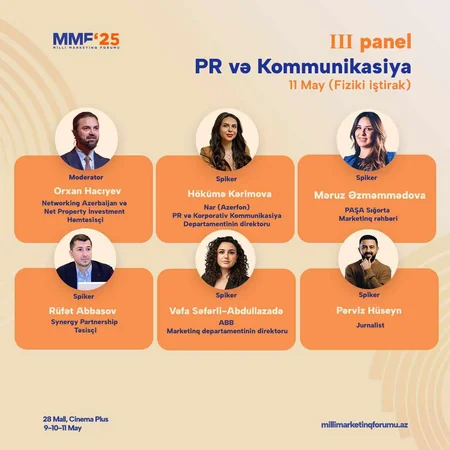 10-cu Milli Marketinq Forumuna son 3 gün!
