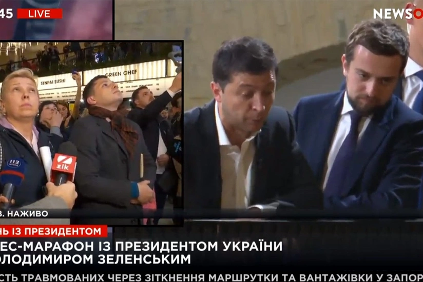 Зеленский ответил на более чем 500 вопросов в ходе пресс-марафона