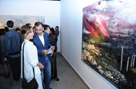 Rəssam Aida Mahmudovanın Umwelt adlı fərdi sərgisi açılıb - FOTO