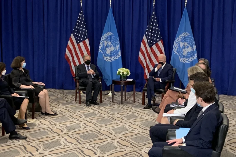 Байден и Гутерриш проводят встречу на полях Генассамблеи ООН