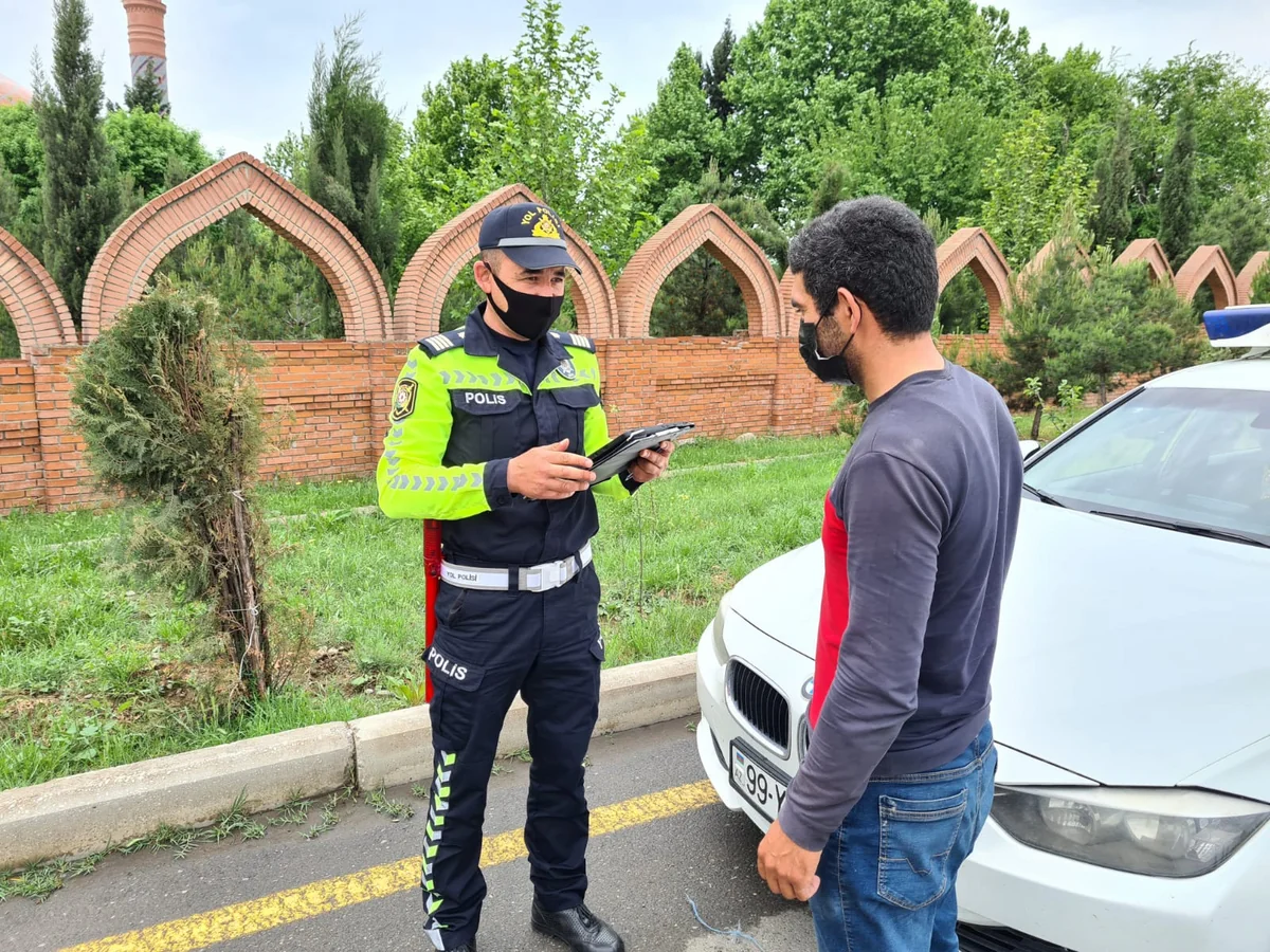 Samuxda yol polisi qaydaları pozan 15 nəfər barəsində tədbir görüb