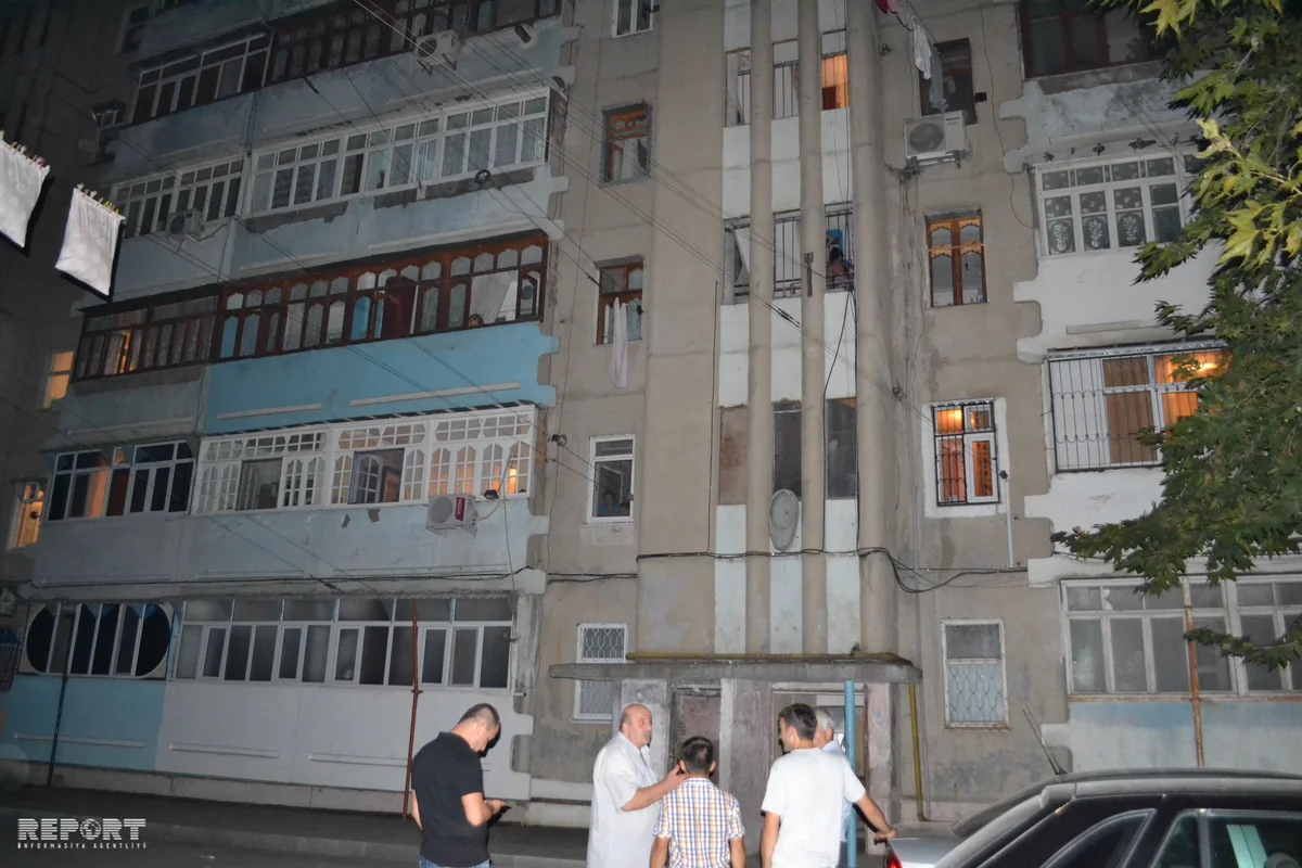 Mingəçevirdə yaşayış binasında yanğın baş verib